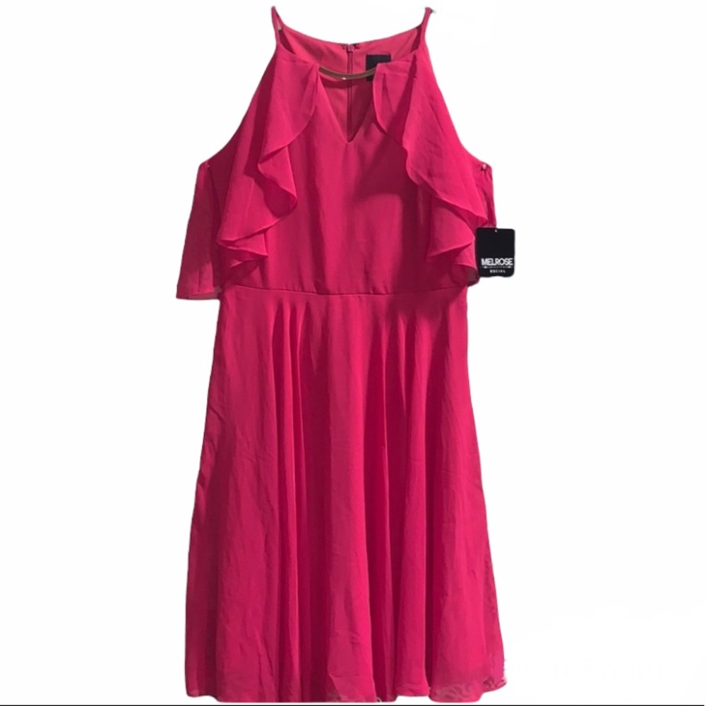 Melrose social magenta dress